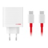 OnePlus SUPERVOOC 80W GaN Dual USB-A + USB-C Cestovní Nabíječka + USB-C/USB-C Kabel  White