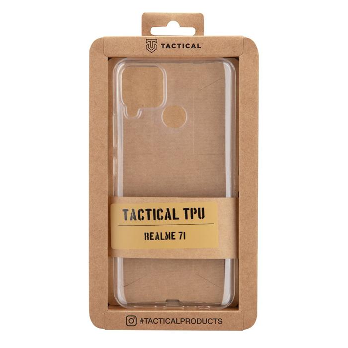 Tactical TPU Kryt pro Realme 7i/C15/Narzo 20/30A Transparent