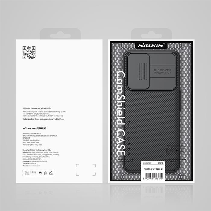 Nillkin CamShield Zadní Kryt pro Realme GT Neo 2/GT2 Black