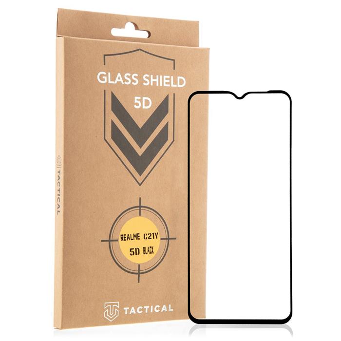 Tactical Glass Shield 5D sklo pro Realme C21Y/C25Y Black